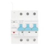 Siguranta automata inteligenta WiFi SINOTIMER WCB103, 3 poli + N, C100, 400V, control prin aplicatie TUYA, montaj pe sina DIN